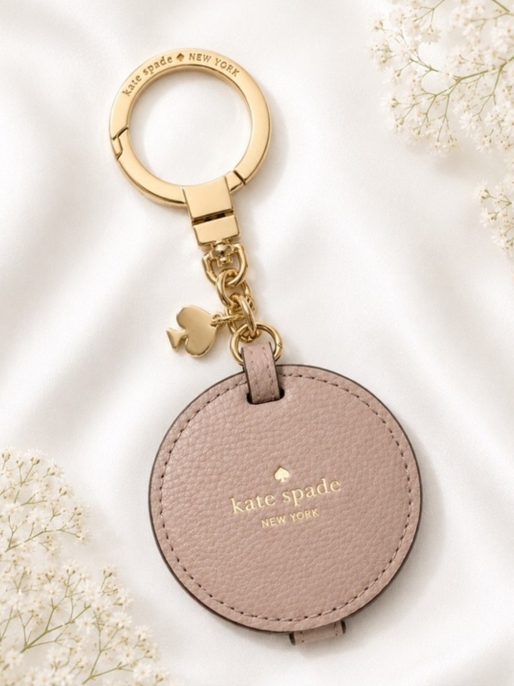 Kate Spade Leather Mirror Keychain/Bag Charm